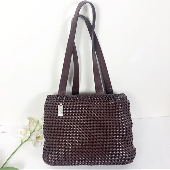 Nine West Woven Brown Shoulder Bag - Picture 2 of 12